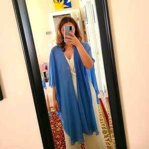 Blue shawl